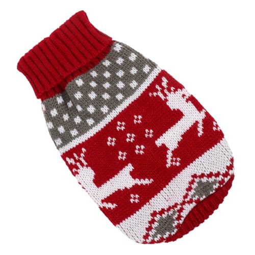 DRESSOOS Pet Dog Christmas Sweater Mit Rentier-Muster Warmer Gestrickter Pullover Für Hunde Und Katzen Für Weihnachtszeit Und Festliche Anlässe DRESSOOS Pet Dog Christmas Sweater Mit Rentier-Muster Warmer Gestrickter Pullover Für Hunde Und Katzen Für Weihnachtszeit Und Festliche Anlässe von DRESSOOS