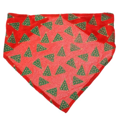 DRESSOOS Polyester Zwingermatten Weihnachtsbaumhalsband Hundebett von DRESSOOS