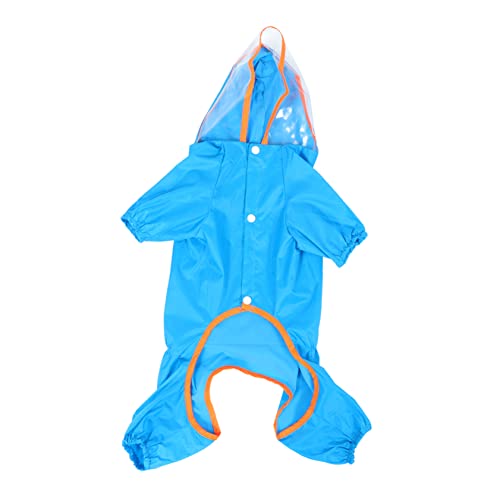 DRESSOOS Regenmantel Für Haustiere Kleider Poncho Atmungsaktive Welpenkleidung Regenmäntel Für Hunde wasserdichte Mäntel Für Hunde Atmungsaktives Hundekostüm TPU Ladenbesitzer Regenjacke von DRESSOOS