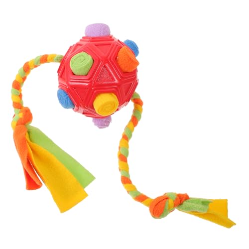 DRESSOOS Schnüffelbirne Für Hunde Quietschende Hundespielzeugbälle Spielzeughund Kauen Quietschspielzeug Für Hunde Kauspielzeug Für Hunde Hundespielzeug Quietscht Haustierbedarf Flaum Stoff von DRESSOOS