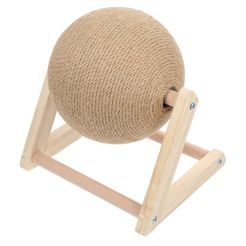 DRESSOOS Sisal Ball Kratzer Spielzeugklaue Schleifen Spielzeug Kätzchen Kratzer Kugel Spielzeugkatze Interaktives Spielzeug von DRESSOOS