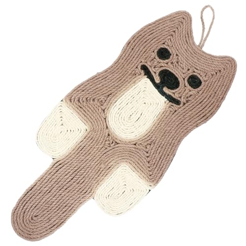 DRESSOOS Sisal-Kratzer-pad Sisal-schleifmatte Hängen Kratzkissenkatze-Spielzeug- von DRESSOOS