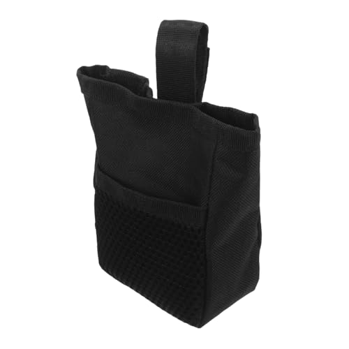 DRESSOOS Snackpaket Für Haustiere Outdoor-welpen-snackbeutel Halter Für Hundeleckereien Outdoor-hundetrainingstasche Tragbare Haustiertasche Behälter Für Hundefutter Oxford-Stoff Black von DRESSOOS