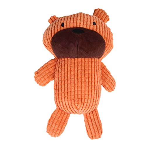 DRESSOOS Sound- für Haustiere Dog chew Toy hundekauspielzeuge hundeplüschspielzeug Plüschtiere für Haustiere Haustier Soundspielzeug für Hunde Orange von DRESSOOS