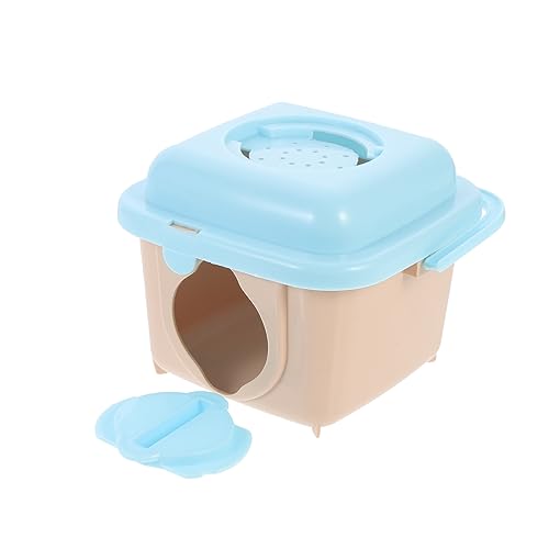 DRESSOOS Tragbarer Hamsterkäfig Outdoor Kleiner Haustier Fall Hamster Tragetasche Kunststoff Hamster Box von DRESSOOS