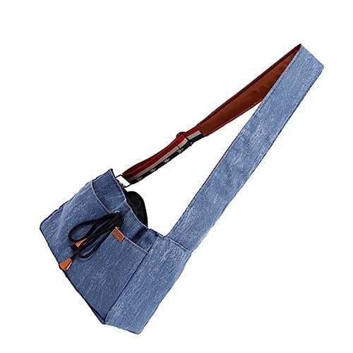 DRESSOOS Tragetasche für Haustiere Tragetasche für Hunde Tragetuch für Welpen Kätzchen-Reisetasche tierische Ausgangstasche Outdoor-Haustiertasche Transportbox für Haustiere Blue von DRESSOOS