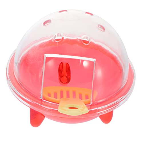 DRESSOOS Transparente Hamster Toilette Hamster Haustier Badezimmer Käfig Bad Box von DRESSOOS