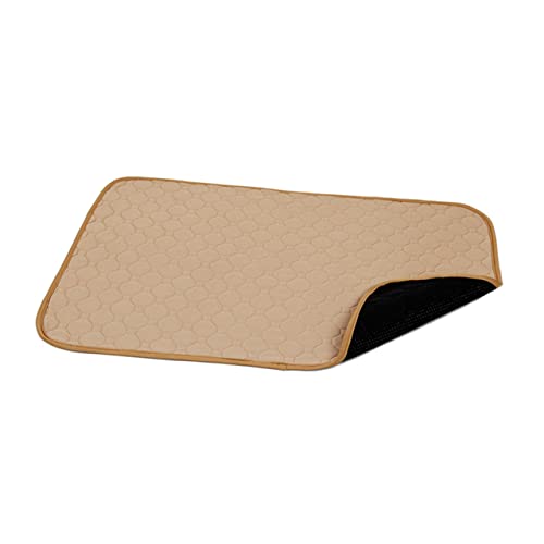 DRESSOOS Waschbare Pet Pee Pads Für Hunde Und Katzen Wiederverwendbare wasserdichte Pinkelunterlagen Größe S Beige Ideal Für Die Stubenreinheit Und Das Training Von Welpen von DRESSOOS