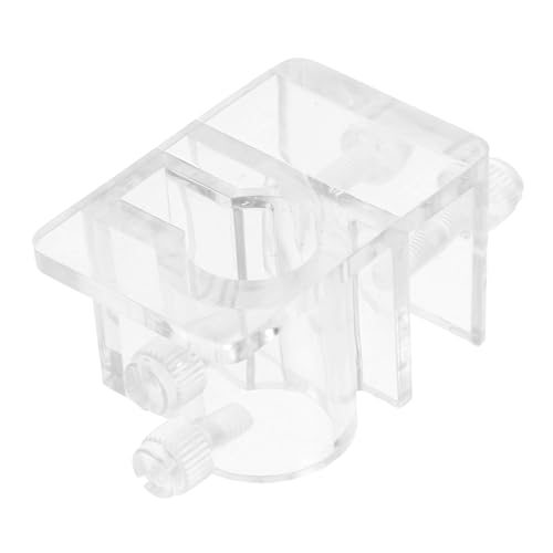 DRESSOOS Wasserrohrschelle Für Aquarien Clips Für Wassereimer Befestigung Von Aquarienschläuchen Befestigungsklemme Für Aquarienwasserrohre Aquarium Dosierpumpe Tankclip Transparent Acryl von DRESSOOS