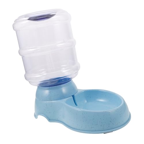 DRESSOOS Wasserspender Für Haustiere Hund Tränke Schüssel Automatisches Haustierwasser Automatischer Wasserspender Für Große Hunde Katzenwasserschale Katzenwasserbrunnen Sky-Blue Pp von DRESSOOS