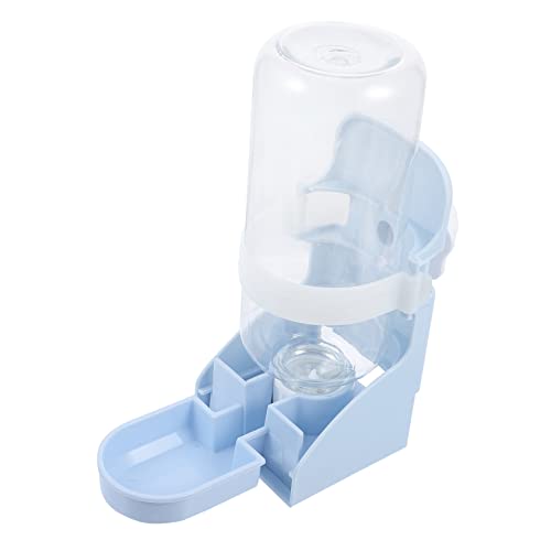 DRESSOOS Hängender Automatischer Wasserspender Für Katzen Und Hunde 500ml Pet Bowl Blauer Wasserhalter Für Haustiere Ideal Für Käfige Und Futterstationen von DRESSOOS