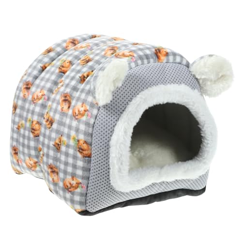 DRESSOOS Wintervogelhaus Haustierbett Haustierbett Gemütliche Kuscheltiere Meerschweinchenzüchter Tierhaushalt Hamsterhütte Hamsterversteck Menschliches Hundebett Nest von DRESSOOS