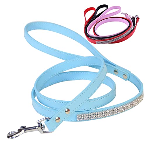 DRESSOOS für Hunde pet Supplies joggingleine hundelaufband hundegürtel Lederleine Hundemäntel Kleiner Rassen Laufleine für Haustiere Hundespaziergang führt Hundeleine Blue von DRESSOOS