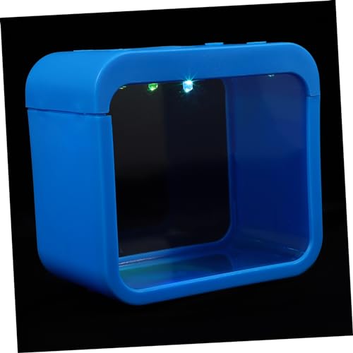 DRESSOOS kreatives Aquarium Bausatz Aquarium Betta Tankkot Bauernhof-Aquarium-Dekor Würfel-Aquarium Aquarium Mini Mini-Aquarium Fischbecken aus Kunststoff Mini-Landschaftsaquarium Plastik von DRESSOOS