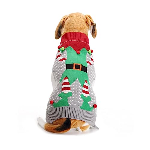 DRESSOOS Partyzubehör Winterwarmes Hunde-Sweatshirt Kätzchen-welpen-Pullover Katzenkostüm Katzen-Outfit Weihnachtspullover Für Hunde Klein Hundepyjama Mittelgroß Kleidung Großer Hund von DRESSOOS