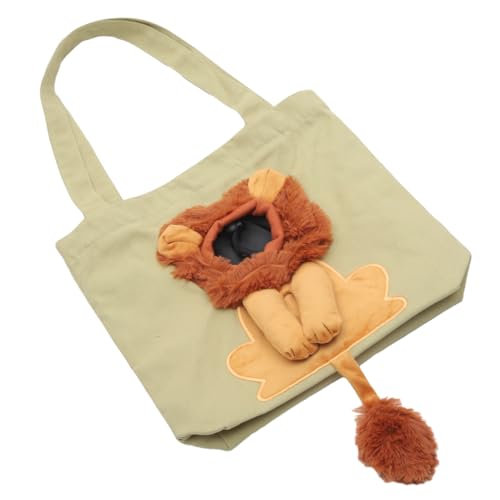 Umhängetasche Katzentragetasche Reise Tragetaschen Seesäcke Für Reisen Hundetasche Haustier Canvas Umhängetasche Katzen Reisetasche Tragbare Katzentrage Tragbare DRESSOOS von DRESSOOS