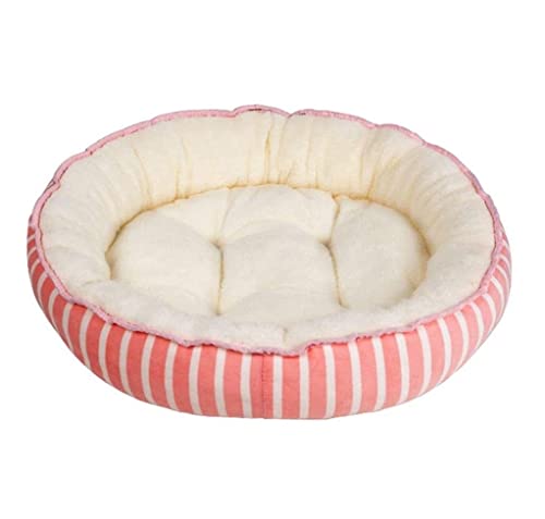 Katzenbett Haustierbett Haustier-Hundebett, Wärmendes Hundehaus, Flauschig, Oval, Zwingerhaus, Decke, Warm Halten, Katzenhöhle, Haustierhöhle, Hundematratze, Heimtierbedarf Hundesofa Schlafen (Color von DRMEE