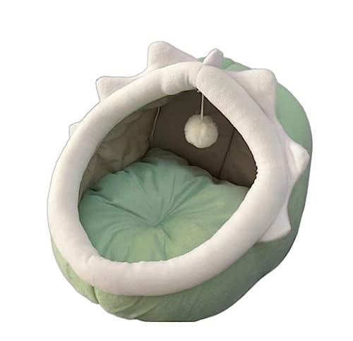 Katzenbett Haustierbett Katzenbett Im Freien, Katzenhäuser Für Katzen Im Innenbereich, Warmer, Trockener Unterschlupf, Katzenzubehör, Plüsch-Katzenschlafsack Hundesofa Schlafen (Color : C, Size : 28 von DRMEE