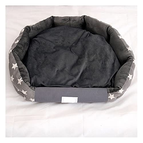 DRYIC Hundebett, Hundebett für Hauskatzen, waschbar, für Katzen, kleine Hundebetten, kann auch als Katzenbett oder Bett für alle Haustiere verwendet Werden (Light Gray 2XL) von DRYIC