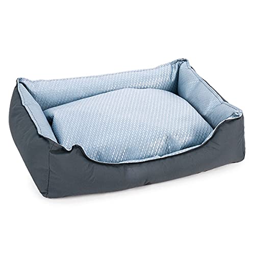 DRYIC Hundebett, Hundeliege für Hunde und Katzen mit gemütlichem Innenkissen, Unterseite (120 * 90 * 27CM) von DRYIC