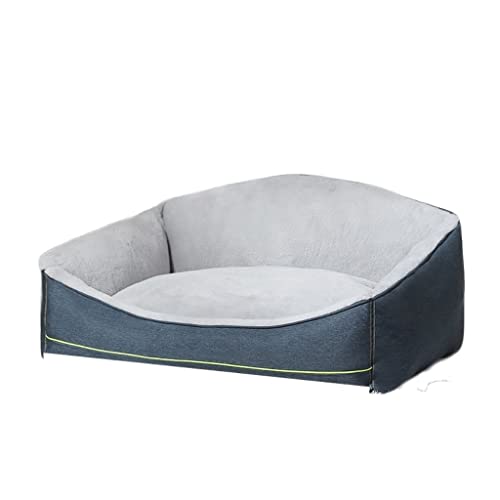 DRYIC Hundebett, Zwinger, übergroß, warm, für den Winter, waschbar, für Golden Retriever, Haustiersofa, Hundeunterlage (A 75 * 60 * 25CM) von DRYIC