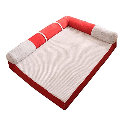 DRYIC Hundebett und Katzenbett, Hundebett zum Umarmen, warmes und bequemes weiches Hundebett für mittelgroße Hunde, Verschiedene Größen (100 * 80 * 17) von DRYIC