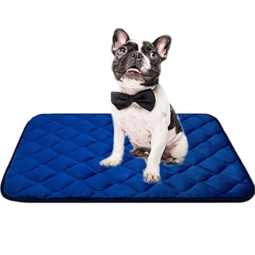DRYIC Hundebettmatte, weiche Kistenmatte mit Rutschfester Unterseite, maschinenwaschbare Haustiermatratze zum Schlafen von Hunden für große Hunde (D L 106x71 cm) von DRYIC