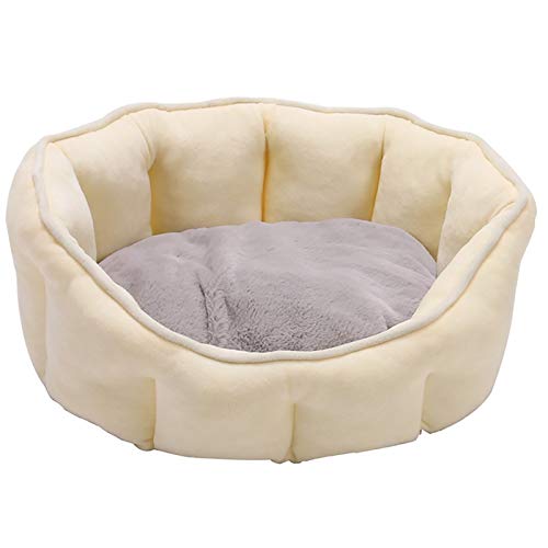 Haustier Katzen Haus Zwinger Winter Warm Haustier Hund Bett Weiche Faltbare Schlaf Matte Pad Welpen Betten (D One Size) von DRYIC