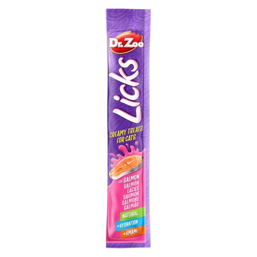 DRZOO Licks Lachskatze, 12 x 4 x 15 g von DRZOO