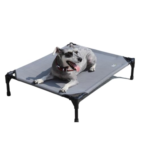 DSNMTZW Hundeliege Katzen- und Hundehütten for alle Jahreszeiten im Sommer, abnehmbares und waschbares Haustier-Campingbett, atmungsaktives Hundebett Haustierbett(A,XL-125 * 80 * 22.5cm) von DSNMTZW