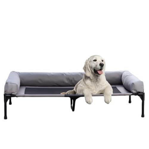 DSNMTZW Hundeliege Katzenbett, Feldbett, universell for alle Jahreszeiten, abnehmbar und waschbar vom Boden, Sommer-Haustierbedarf, Hundebett Haustierbett(D,S-56 * 43 * 18cm) von DSNMTZW