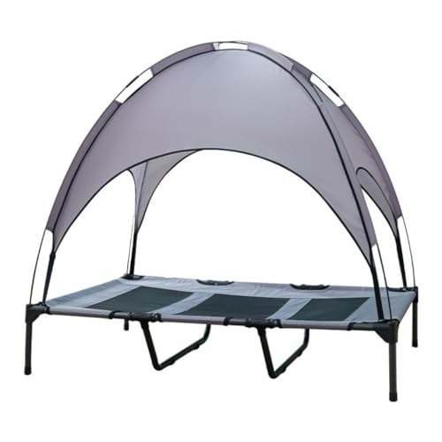 Hundeliege Haustier-Campingbett, Sommer, atmungsaktiv, feuchtigkeitsbeständig, Hundebett, Outdoor/Indoor, tragbares Haustierzelt Haustierbett(A,XL) von DSNMTZW