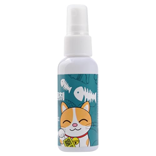 DSOPV Indoor Cats Catnip Spray, 50ml Cat Spray, Cat Scratch Board Inducer, Cat Powder Spray for Small, Medium and Large Cats von DSOPV