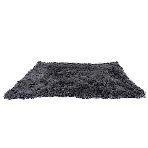 DSOUWEH Fury Kuscheldecke – Wärme und Komfort für geliebte Haustiere, mehrfarbige Kuscheldecke für Haustiere, Hunde, weiche Decke, Dunkel grau, Tiefgrau, 56 * 36CM von DSOUWEH