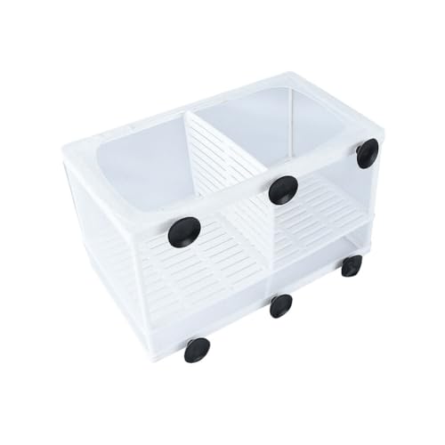 DSOUWEH Multifunktionale Fischzucht Isolationsbox für Aquarien – einfach zu montierende und ungiftige Aquarium Fischbrut Zuchtbox, 26 * 15.5 * 15cm von DSOUWEH