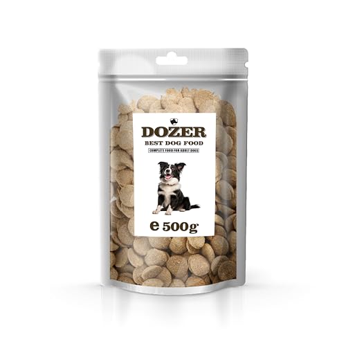 Dozer Adult Hundefutter mit frischem Geflügel trocken | Hundetrockenfutter für ausgewachsene Hunde Aller Rassen Premium Bestpreis (500g) von DTP-SOFT