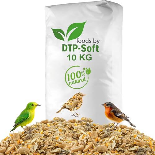 Fettfutter Ganzjahres Wildvogelfutter Mischfutter Streufutter (10KG) von DTP-SOFT