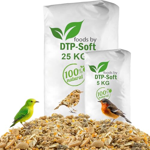 Fettfutter Ganzjahres Wildvogelfutter Mischfutter Streufutter (30KG) von DTP-SOFT