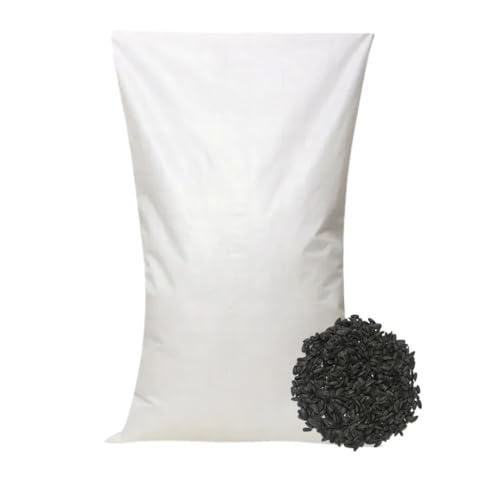 Sonnenblumenkerne Schwarz Vogelfutter Ganzjahresvogelfutter Vögel (10KG, 10000, Gramm) von DTP-SOFT