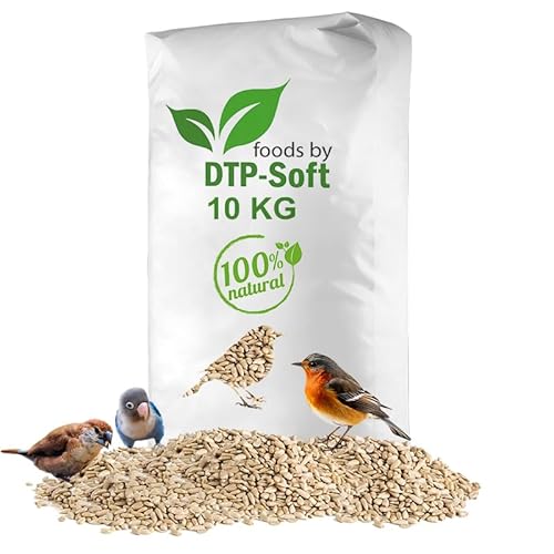 Sonnenblumenkerne geschält Streufutter Vogelfutter Vögel Wildvögel (10KG) von DTP-SOFT