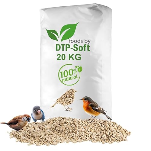 Sonnenblumenkerne geschält Streufutter Vogelfutter Vögel Wildvögel (20KG) von DTP-SOFT