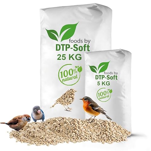 Sonnenblumenkerne geschält Streufutter Vogelfutter Vögel Wildvögel (30KG) von DTP-SOFT