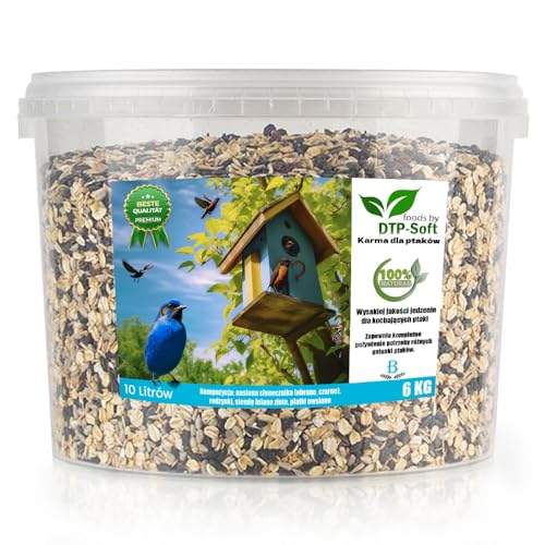 Vogelfutter Wildvogelfutter Streufutter für Vögel Ganzjahresfütterung Mix B (10 l) von DTP-SOFT