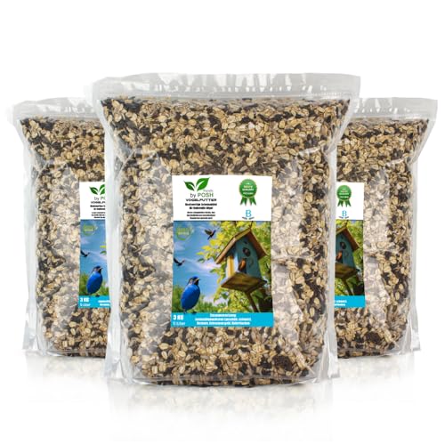 Vogelfutter Wildvogelfutter Streufutter für Vögel Ganzjahresfütterung Mix B (9KG) von DTP-SOFT