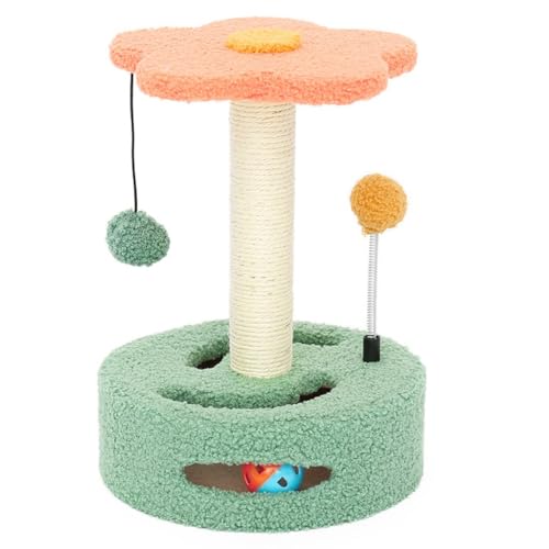 DTQBYOY Katzenspielzeug Katzen-Klettergerüst, kleines Sisal-Katzenspielzeug, Katzenkratzbrett, Krallenschleifen, Katzenspielzeug, geeignet for Katzen im Innenbereich Katzenspielplatz(A) von DTQBYOY