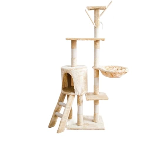 DTQBYOY Katzenspielzeug Katzenregal, Katzennest, Himmelsäulenregal, Katzenspielzeug, Katzenkratzbaum, Kratzbaum, mehrschichtiges Katzenklettergerüst Katzenspielplatz(3) von DTQBYOY