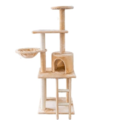 DTQBYOY Katzenspielzeug Katzenregal, Katzennest, Himmelsäulenregal, Katzenspielzeug, Katzenkratzbaum, Kratzbaum, mehrschichtiges Katzenklettergerüst Katzenspielplatz(6) von DTQBYOY