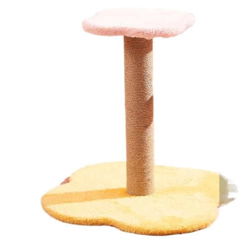 DTQBYOY Katzenspielzeug Katzenregal, Katzennest, Kratzbaum, Integriertes Katzenklettergestell, Kleines Katzenzubehör, Katzenturm, Katzenkratzbaum Katzenspielplatz(Pink,A) von DTQBYOY