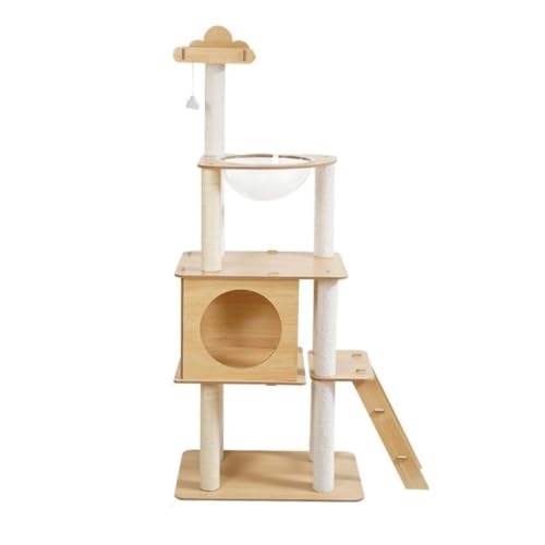 DTQBYOY Katzenspielzeug Kreative Katze Klettern Indoor Katze Katze Kratzbaum Katzenturm Katzennest Kratzbaum Integrierter Sisalpfosten Katzenspielplatz(A) von DTQBYOY