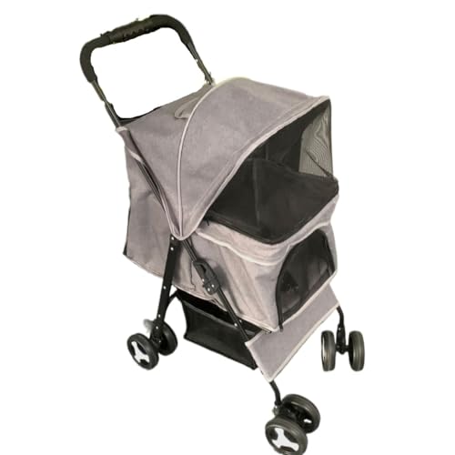 Hundewagen Multifunktions-Kinderwagen for Haustiere. Mehrzweck-Kinderwagen for Haustiere. Praktischer Und Bequemer Mehrzweck-Kinderwagen for Haustiere Kinderwagen Für Haustiere(H) von DTQBYOY